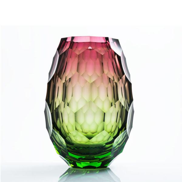 Vase aus Kristallglas - farbig - Moser - Caorle - Stamm Vertriebs GmbH - Österreich